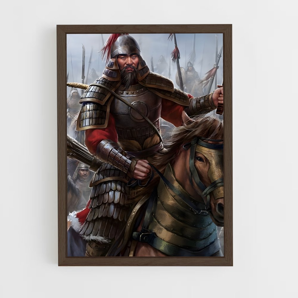 ap-mongol empire-6 cadre Bois foncé