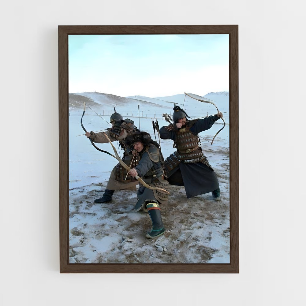 ap-mongol empire-7 cadre Bois foncé