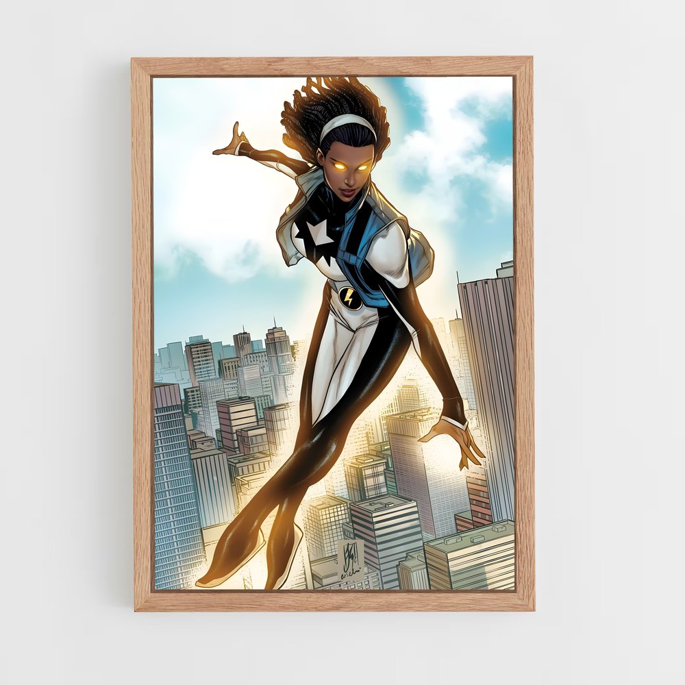 ap-monica rambeau-4 cadre Bois clair