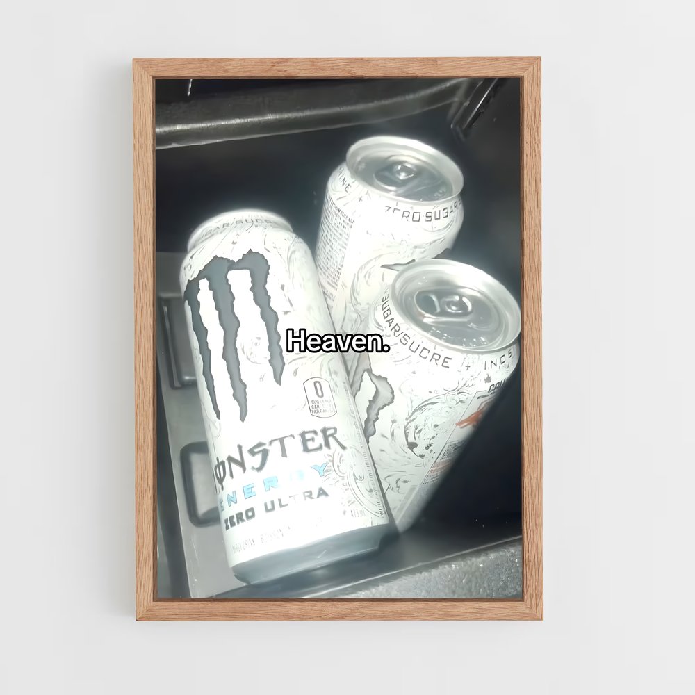 ap-monster energy-1 cadre Bois clair
