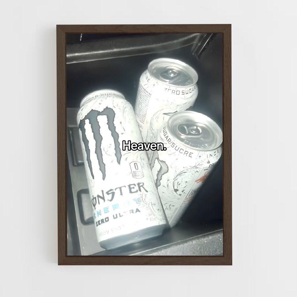 ap-monster energy-1 cadre Bois foncé