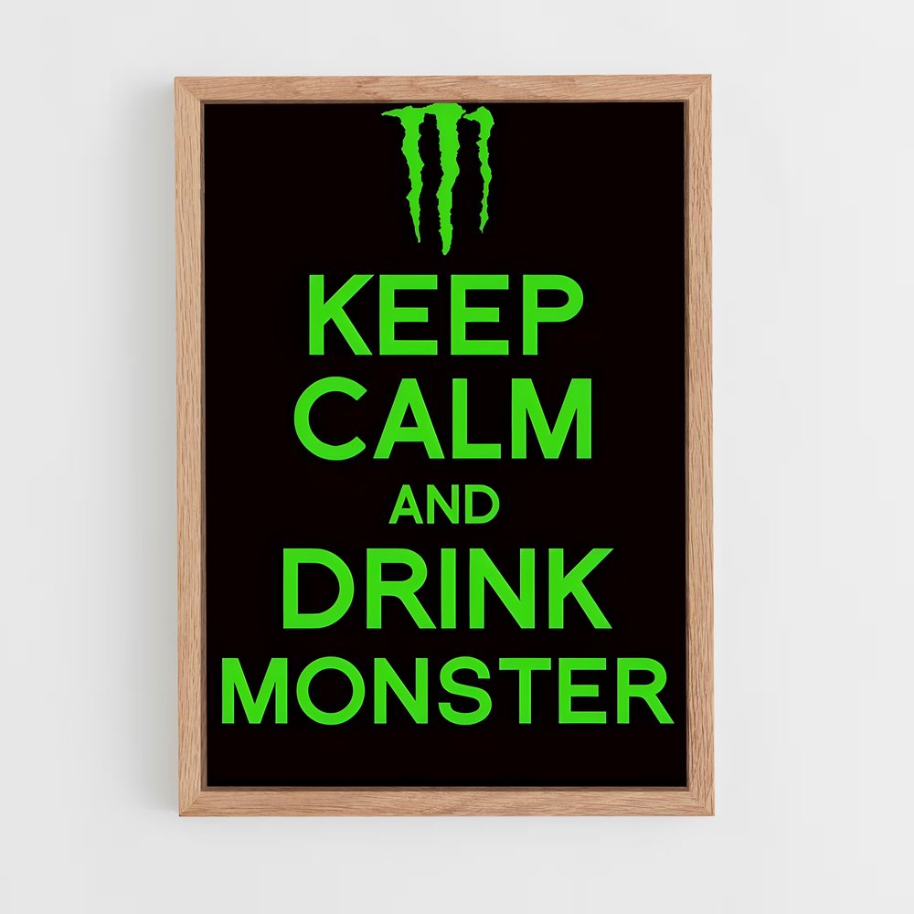 ap-monster energy-2 cadre Bois clair