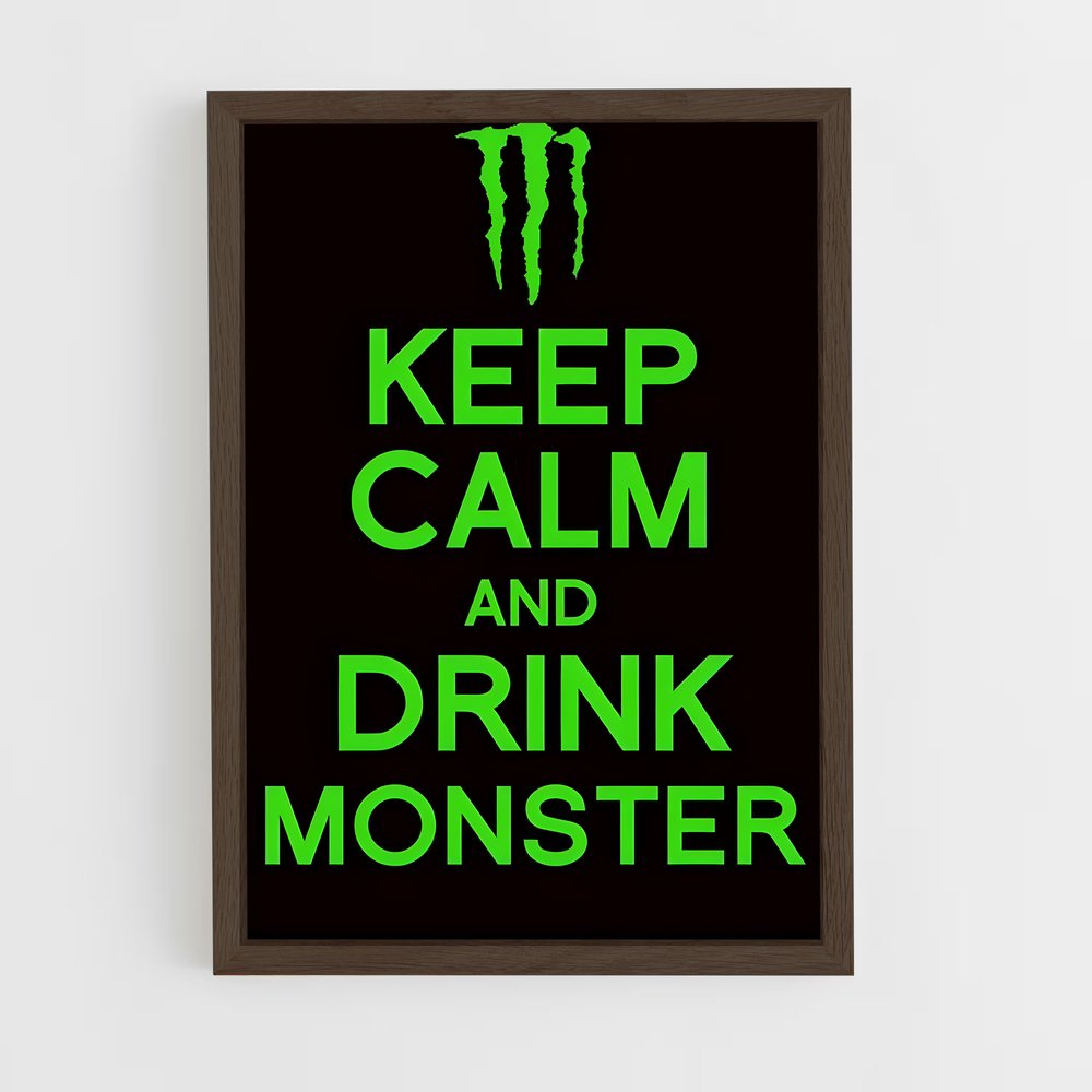 ap-monster energy-2 cadre Bois foncé