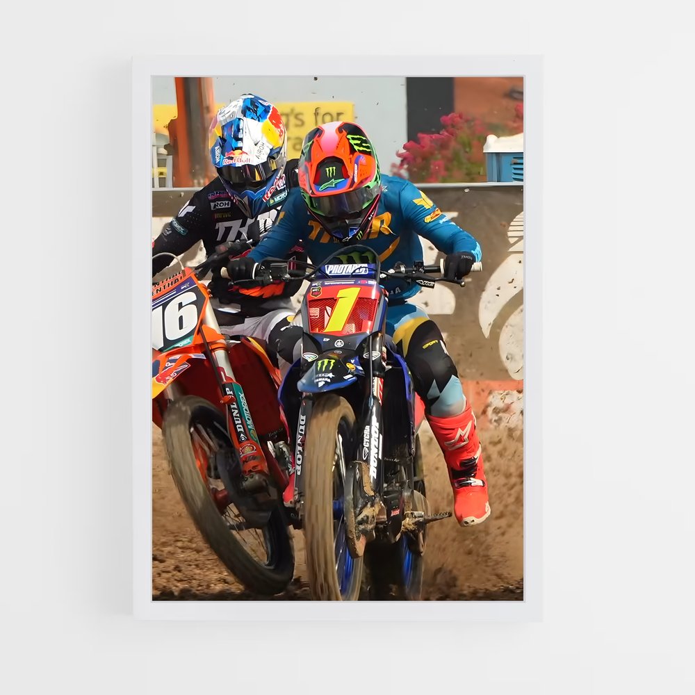 ap-monster energy supercross-4 cadre Blanc
