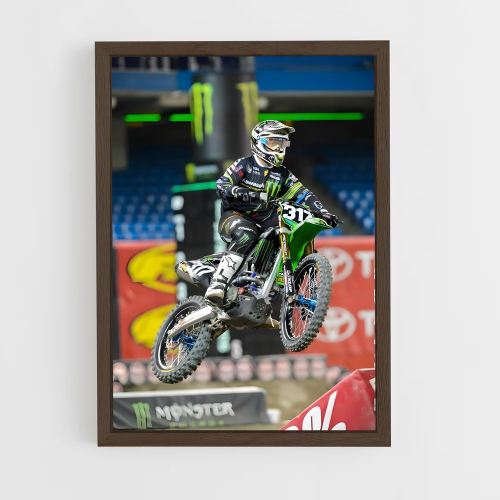 ap-monster energy supercross-7 cadre Bois foncé
