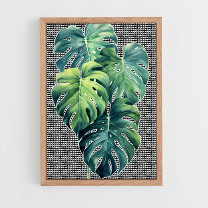ap-monstera-2 cadre Bois clair