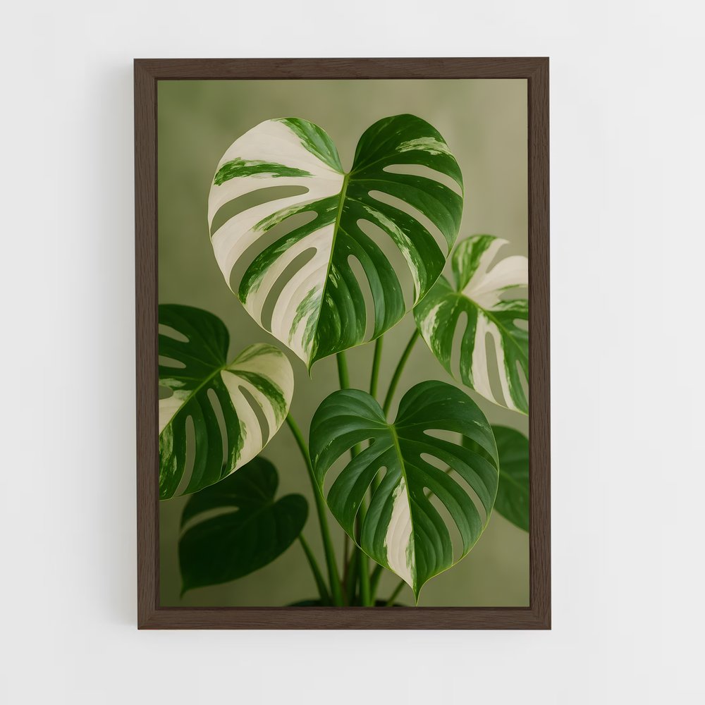 ap-monstera-3 cadre Bois foncé