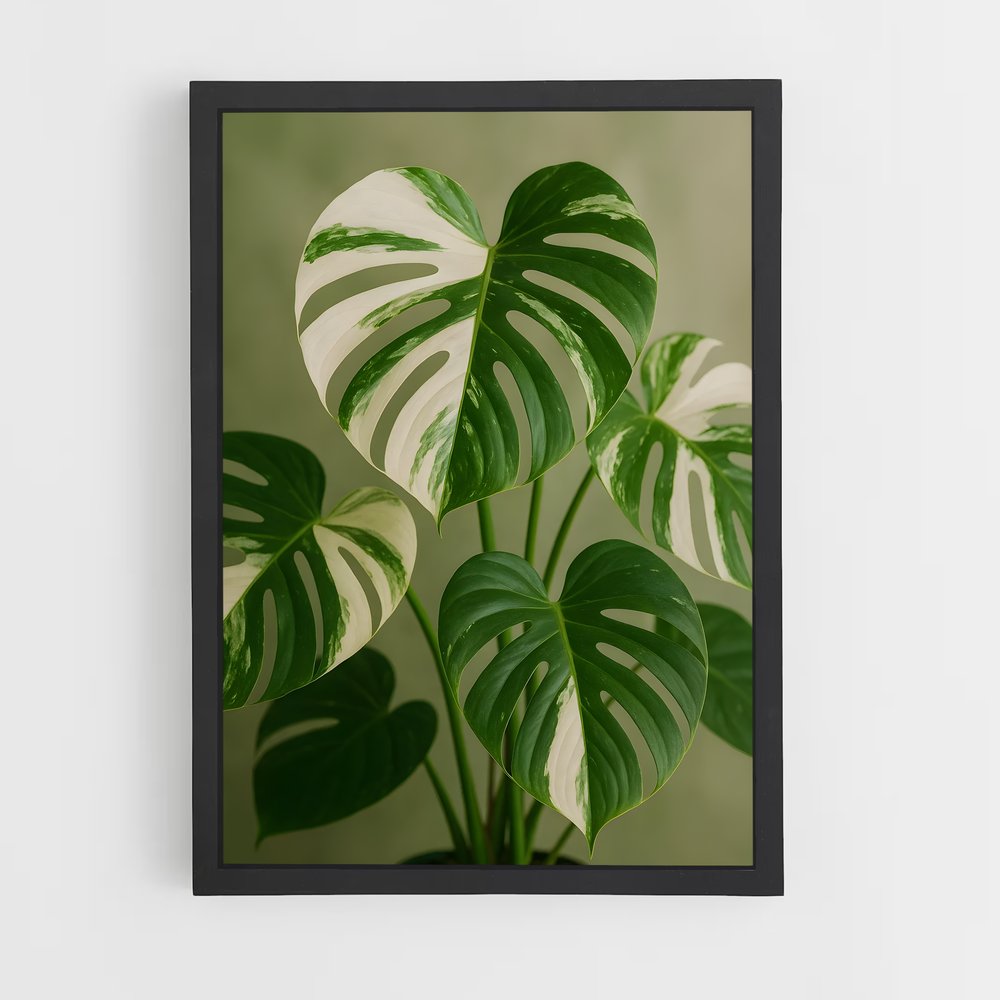 ap-monstera-3 cadre Noir