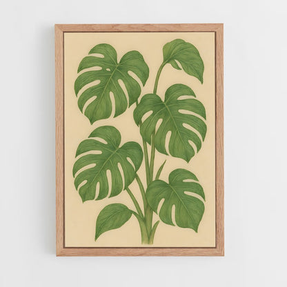 ap-monstera-4 cadre Bois clair