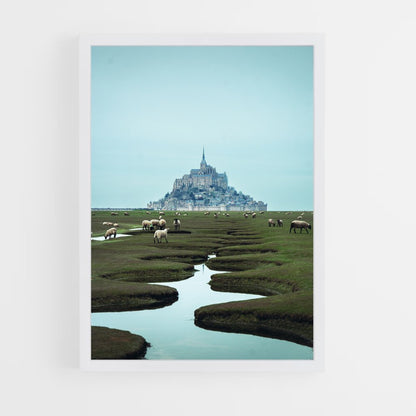 ap-mont saint michel-1 cadre Blanc