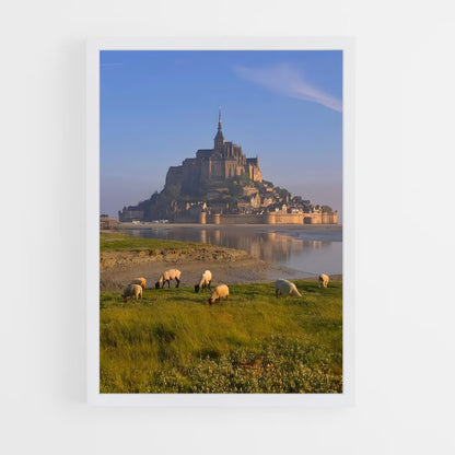ap-mont saint michel-3 cadre Blanc