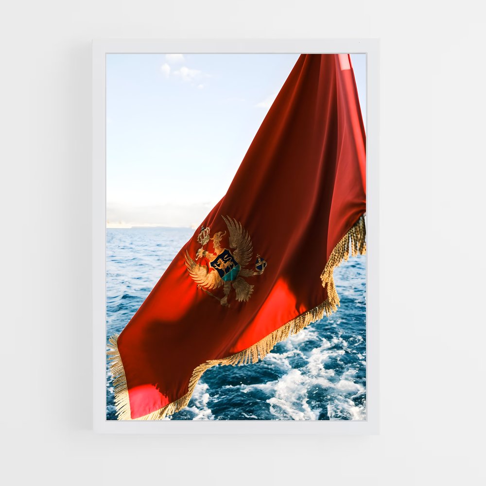 ap-montenegro flag-1 cadre Blanc