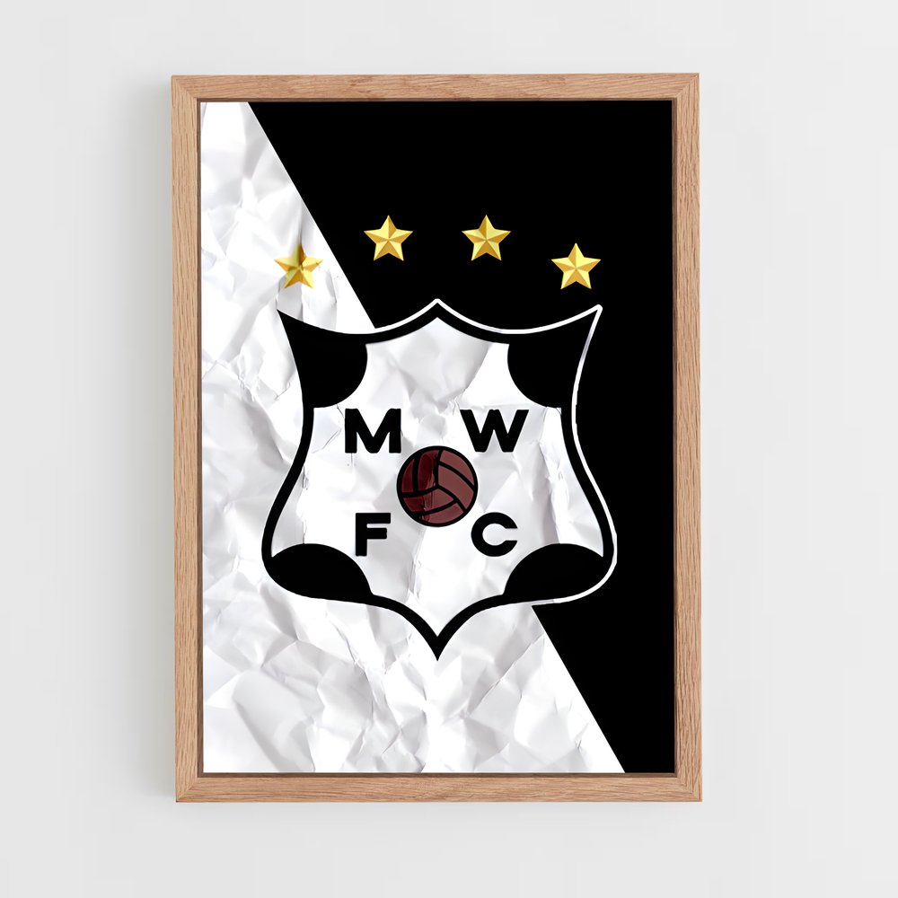 ap-montevideo wanderers fc-2 cadre Bois clair