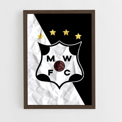 ap-montevideo wanderers fc-2 cadre Bois foncé