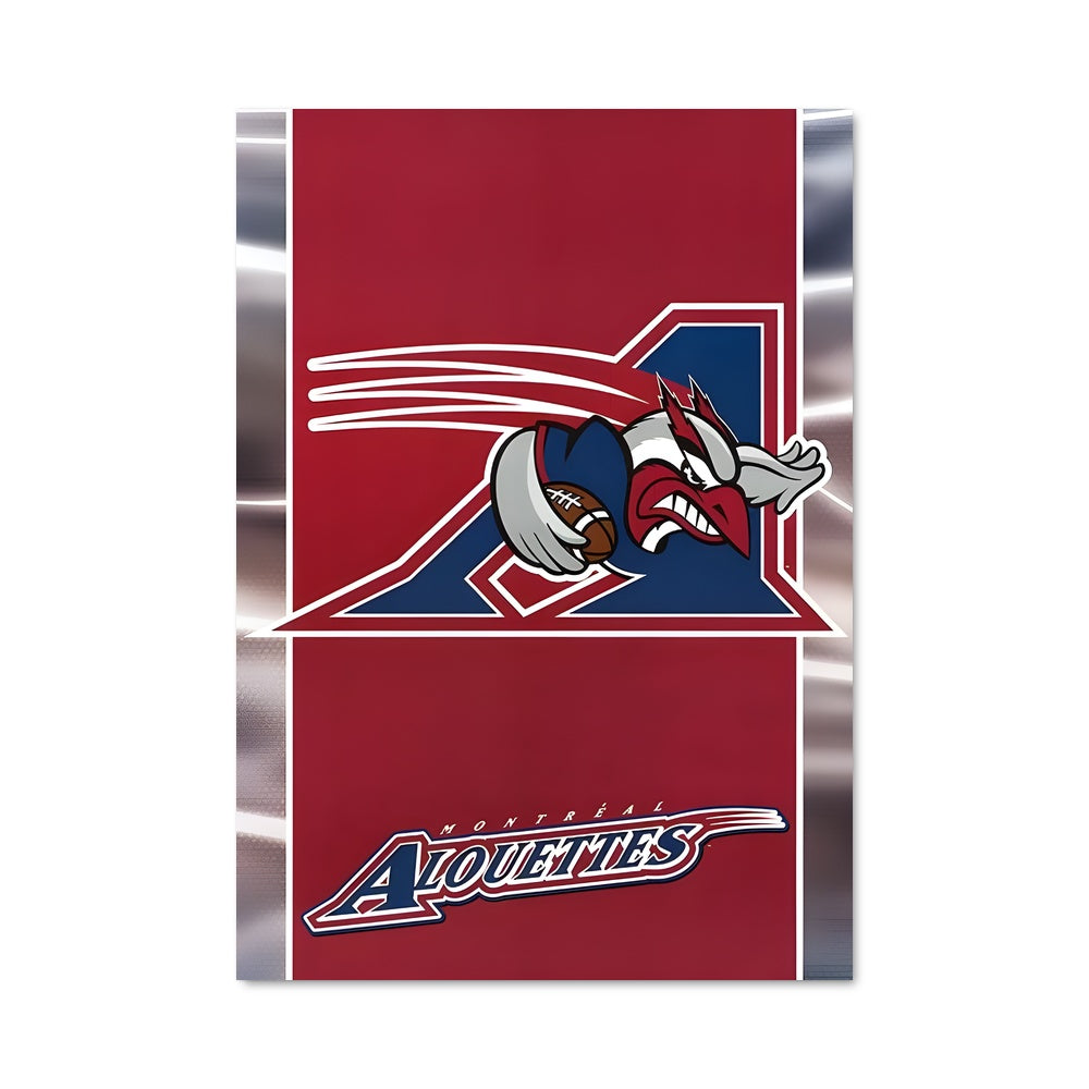 Poster Alouettes en Rouge