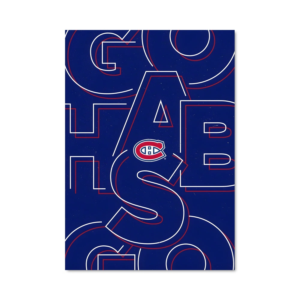 Poster Bleu Glorieux
