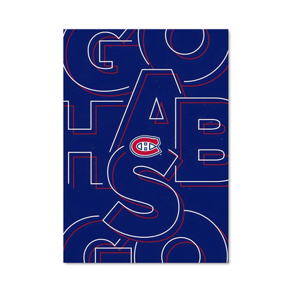 Poster Bleu Glorieux