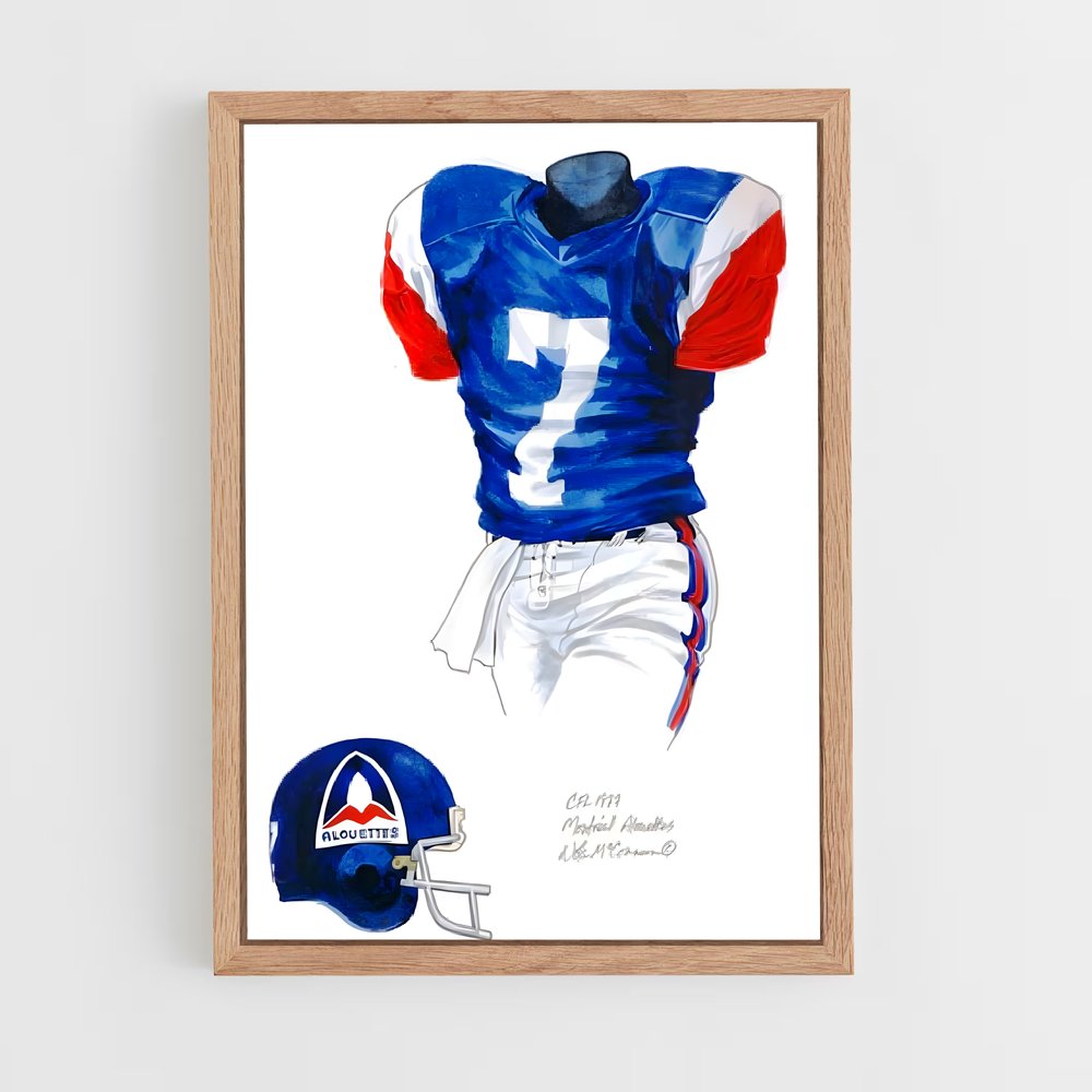 ap-montreal alouettes-1 cadre Bois clair
