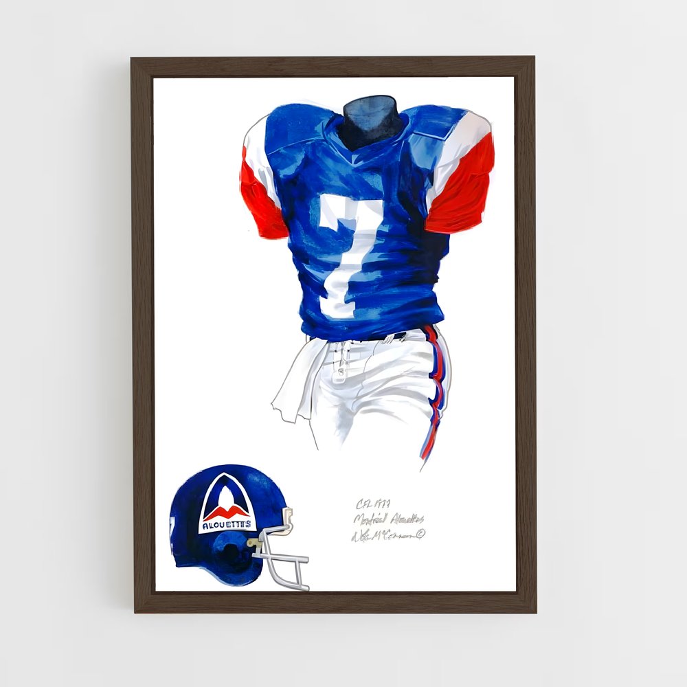 ap-montreal alouettes-1 cadre Bois foncé