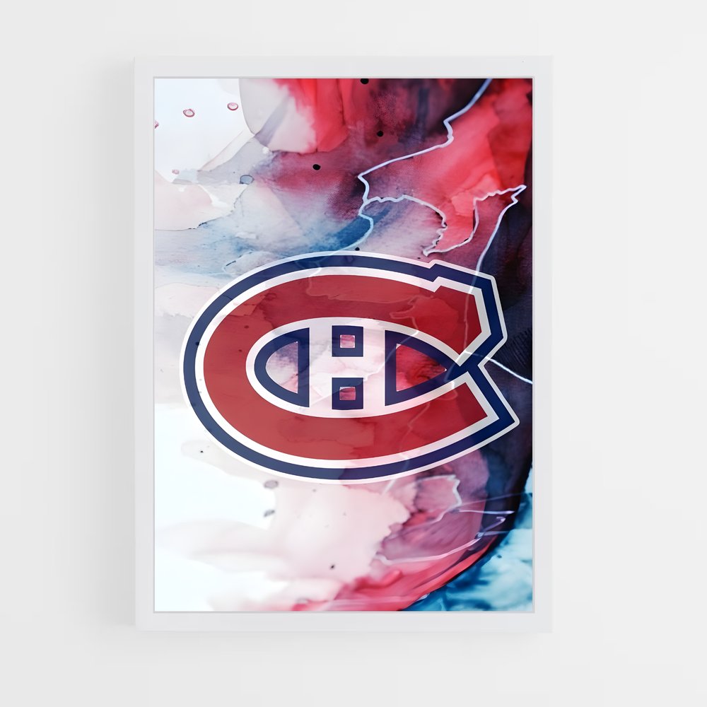 ap-montreal canadiens-3 cadre Blanc