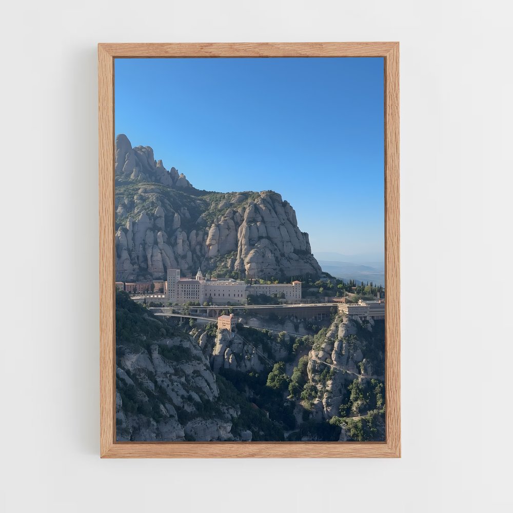ap-montserrat monastery-1 cadre Bois clair