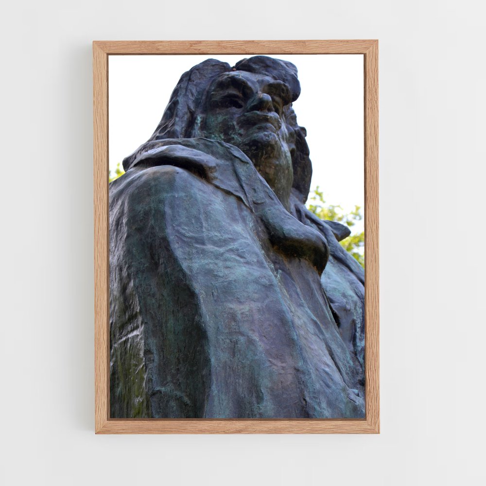 ap-monument to balzac rodin-5 cadre Bois clair