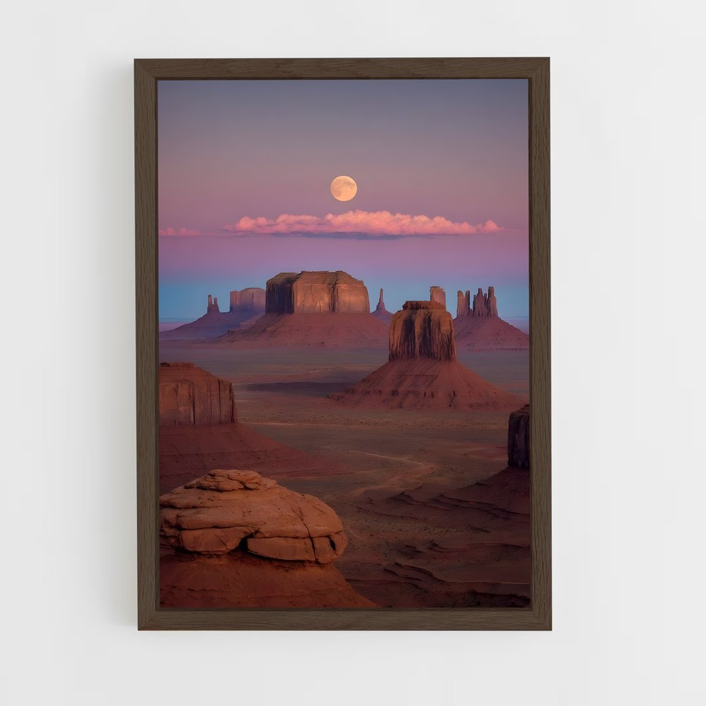 ap-monument valley-2 cadre Bois foncé