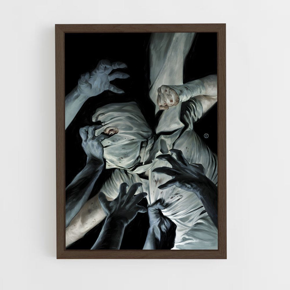 ap-moon knight-12 cadre Bois foncé