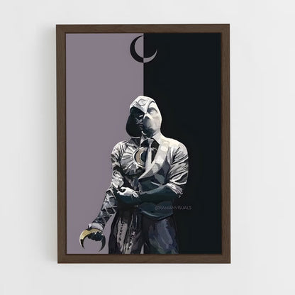 ap-moon knight-7 cadre Bois foncé