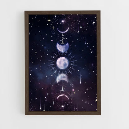 ap-moon phases-2 cadre Bois foncé