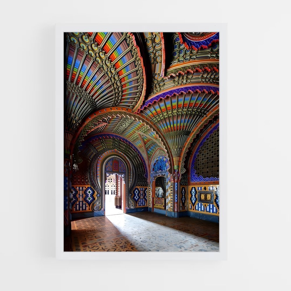 ap-moorish architecture-10 cadre Blanc