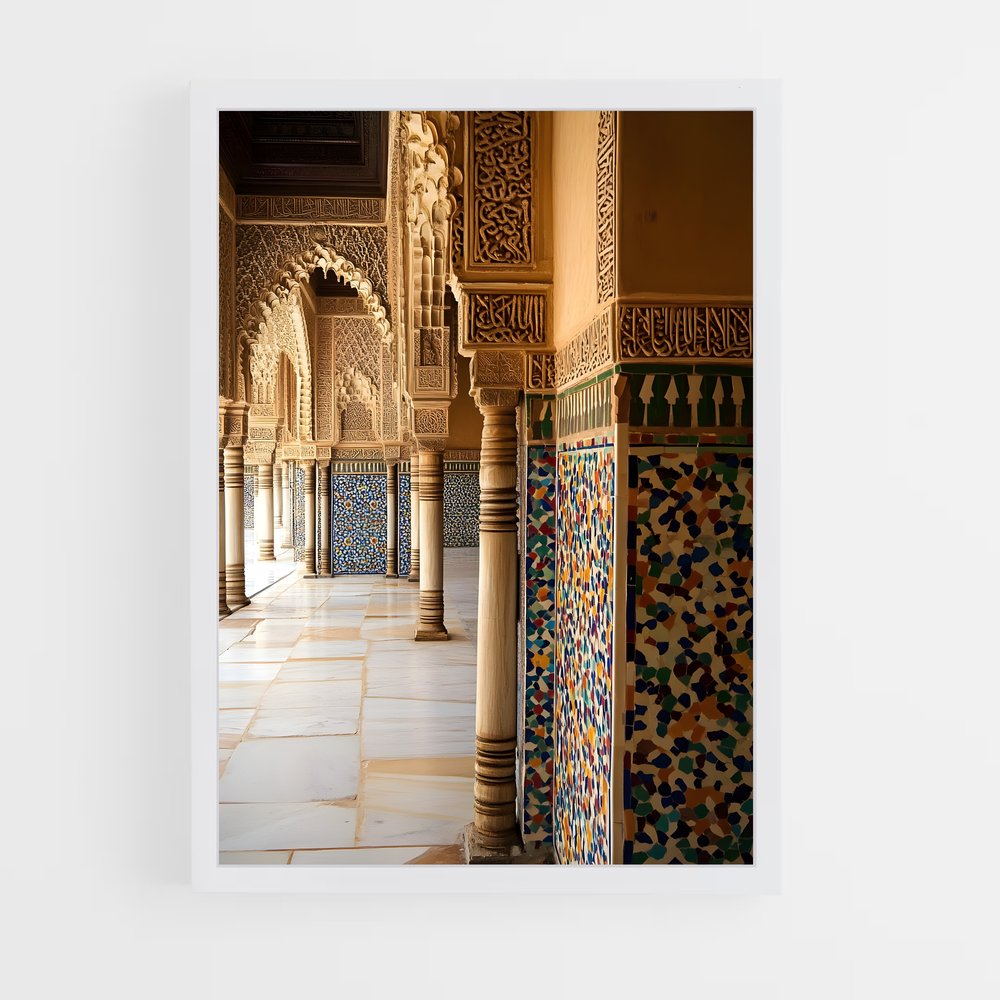 ap-moorish architecture-13 cadre Blanc
