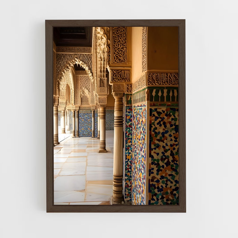 ap-moorish architecture-13 cadre Bois foncé