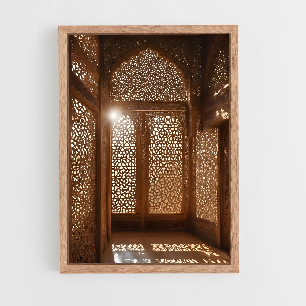 ap-moorish architecture-14 cadre Bois clair