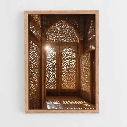 ap-moorish architecture-14 cadre Bois clair