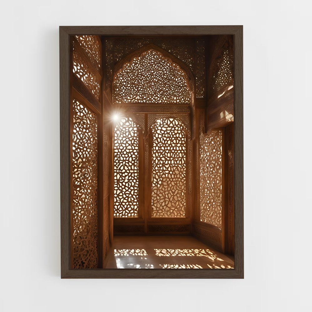 ap-moorish architecture-14 cadre Bois foncé