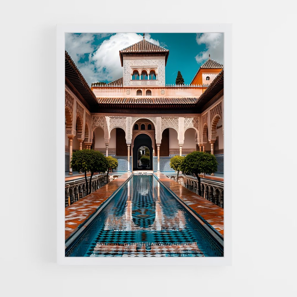 ap-moorish architecture-15 cadre Blanc