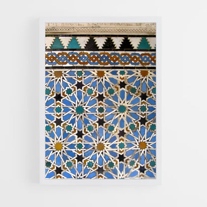 ap-moorish patterns-1 cadre Blanc