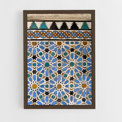 ap-moorish patterns-1 cadre Bois foncé