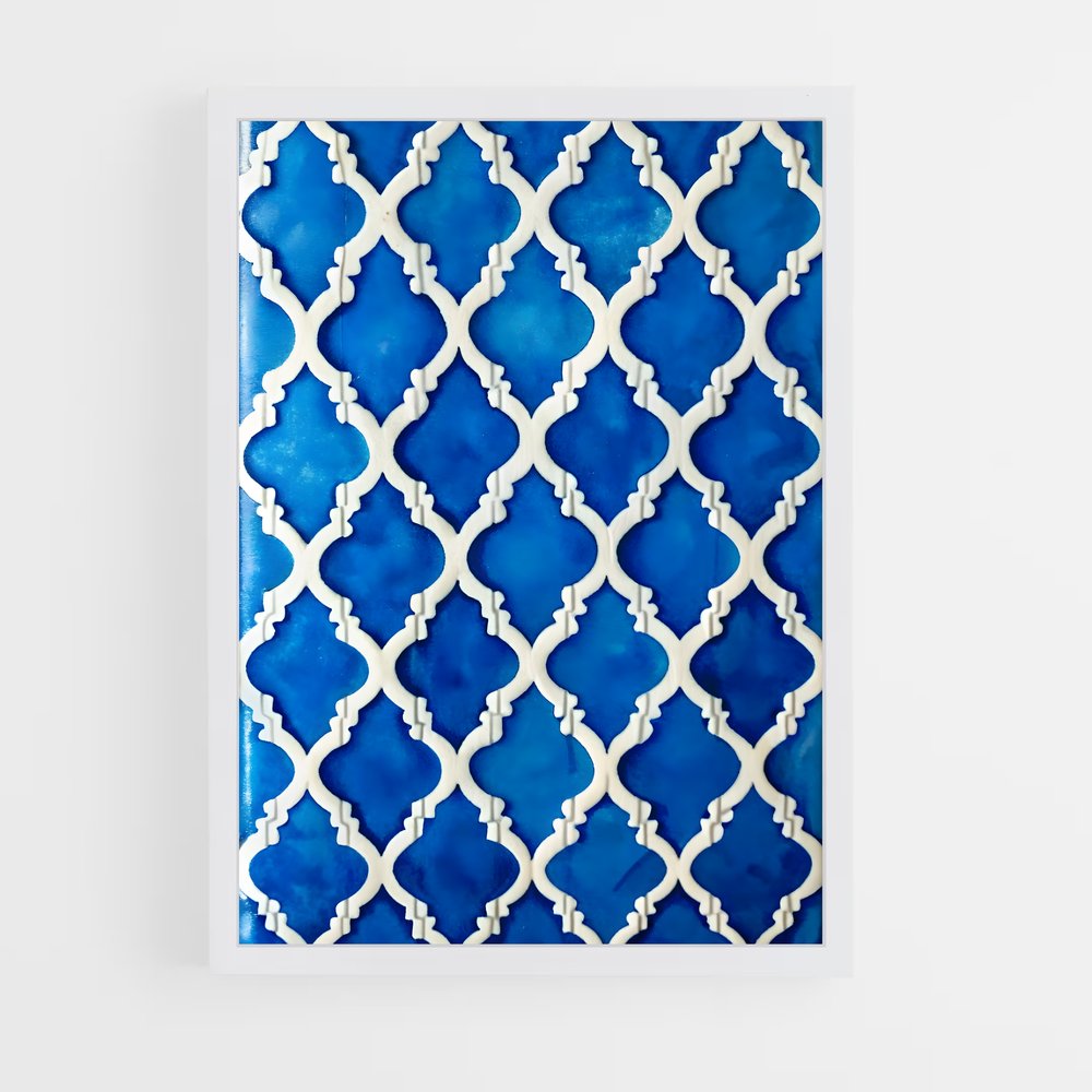 ap-moorish patterns-6 cadre Blanc