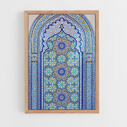 ap-moorish patterns-7 cadre Bois clair