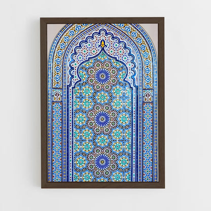 ap-moorish patterns-7 cadre Bois foncé