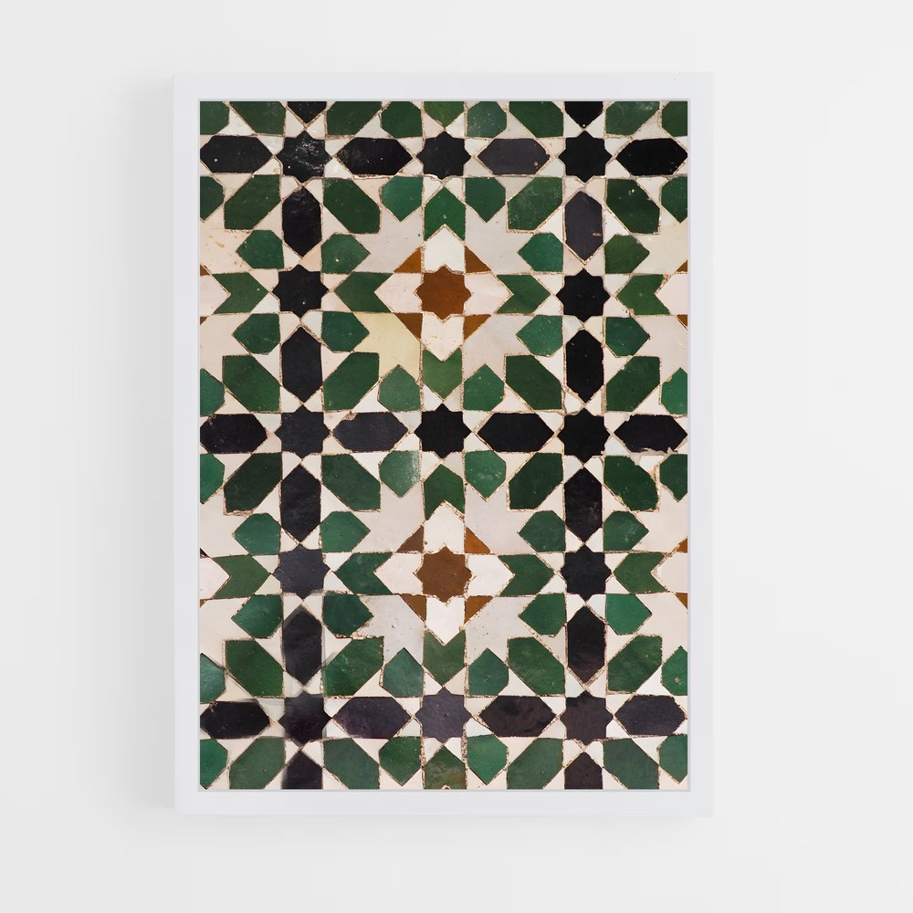ap-moorish patterns-9 cadre Blanc