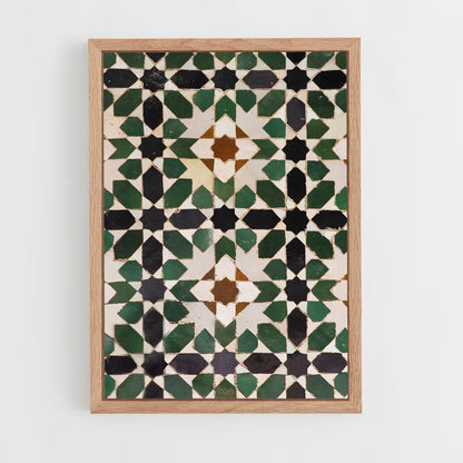ap-moorish patterns-9 cadre Bois clair