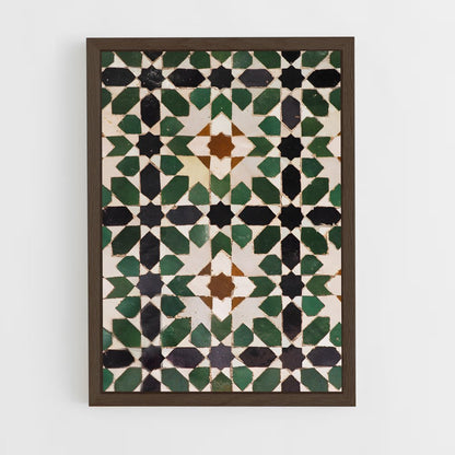 ap-moorish patterns-9 cadre Bois foncé
