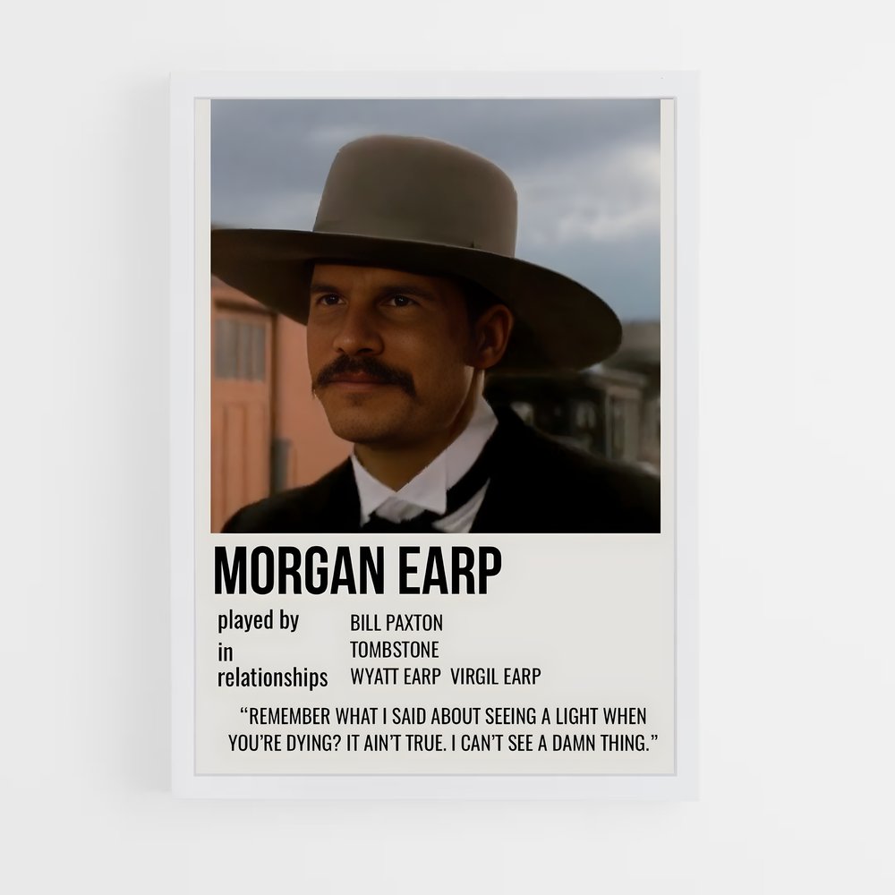 ap-morgan earp-1 cadre Blanc