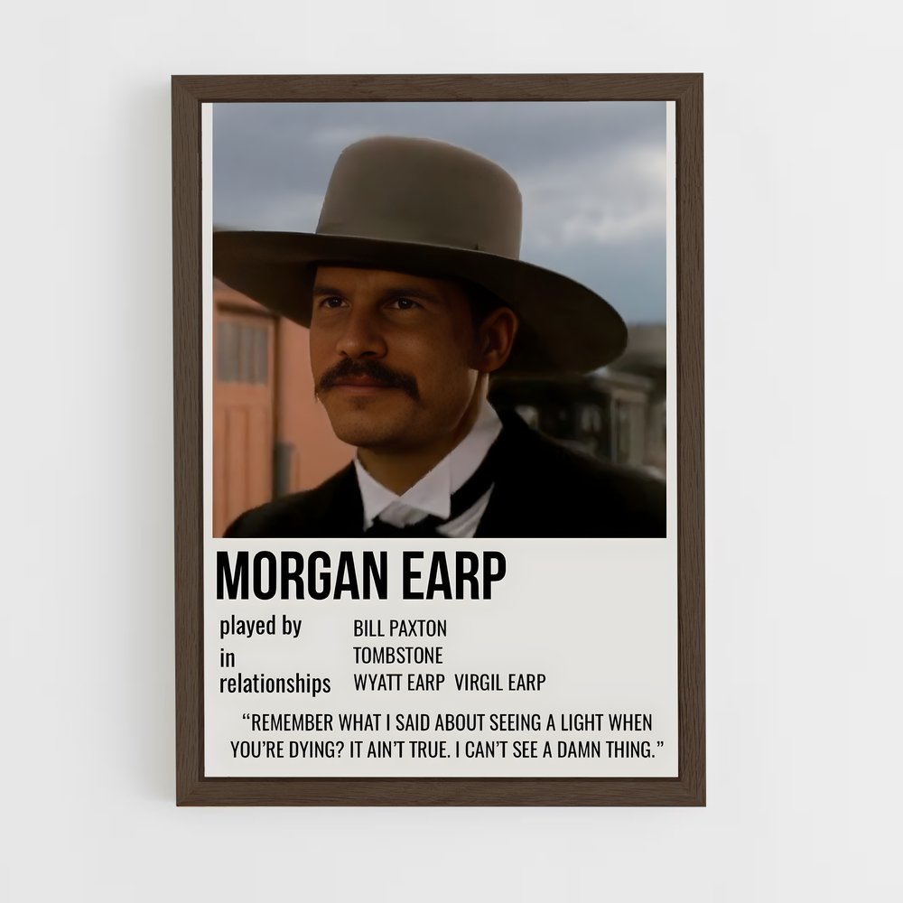 ap-morgan earp-1 cadre Bois foncé
