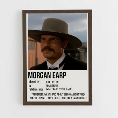 ap-morgan earp-1 cadre Bois foncé