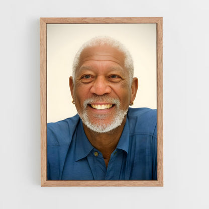 ap-morgan freeman-10 cadre Bois clair