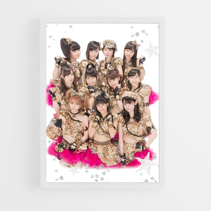 ap-morning musume-1 cadre Blanc